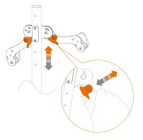 IBERA IB-ST9 Doppel Fahrradhalter – Bild 3